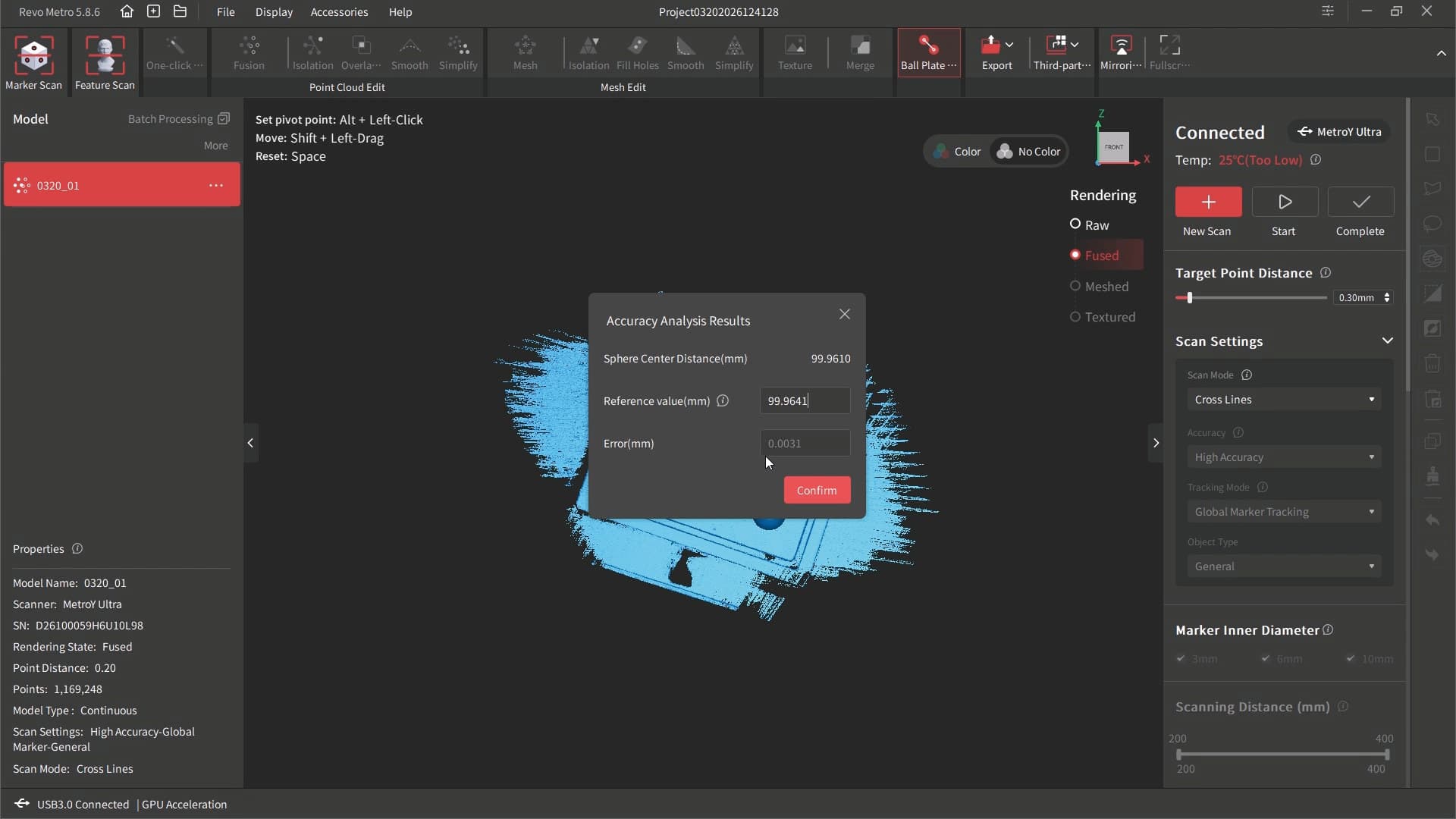 Trackit SR 3D Scanner