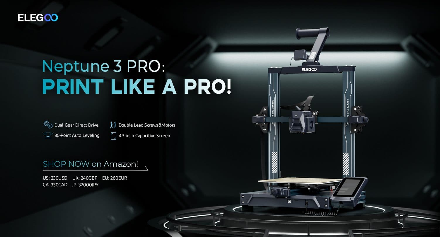 Neptune 3 Pro: elegoo amazon