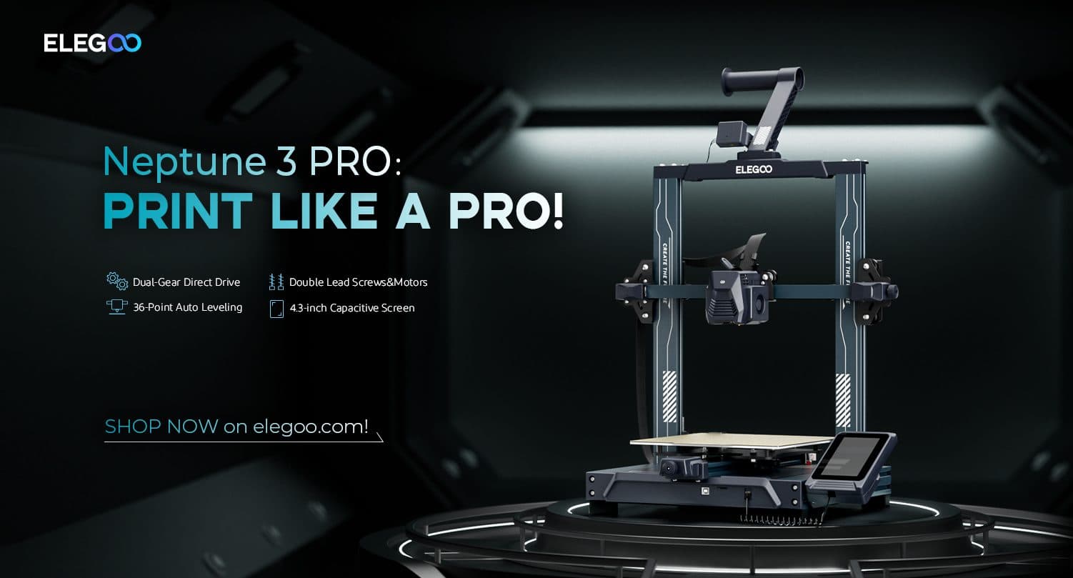 Neptune 3 Pro: elegoo website