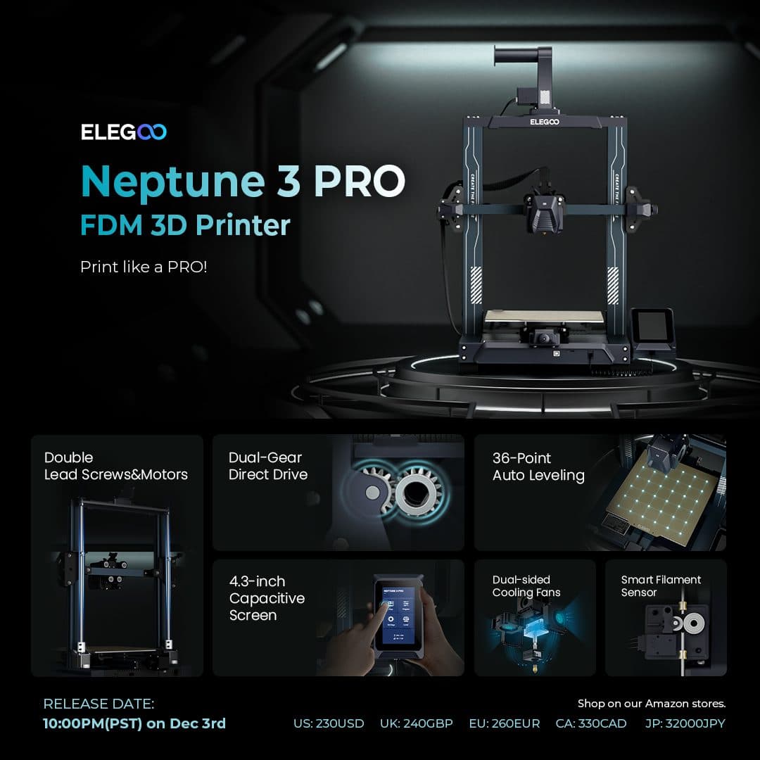Neptune 3 Pro: features